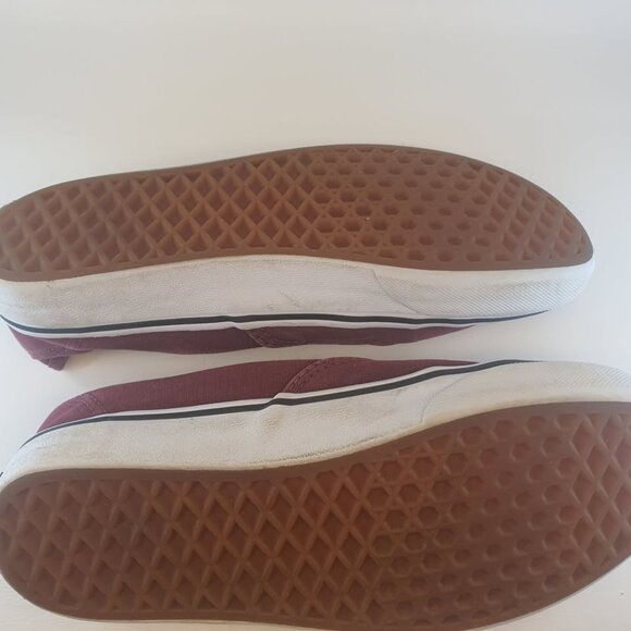 Vans Authentic Burgundy Unisex Low Top Size Women's 7 Men's 5.5 - Picture 7 of 7